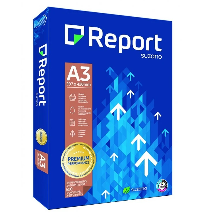 NS26062 : Papier blanc 75g - REPORT- Format A3 - 160 CIE - Ramette 500 feuilles