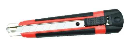 CUTTER 18 MM BI-MATIÈRE BICOLORE ARMATURE MÉTAL AUTOBLOQUANT VRAC