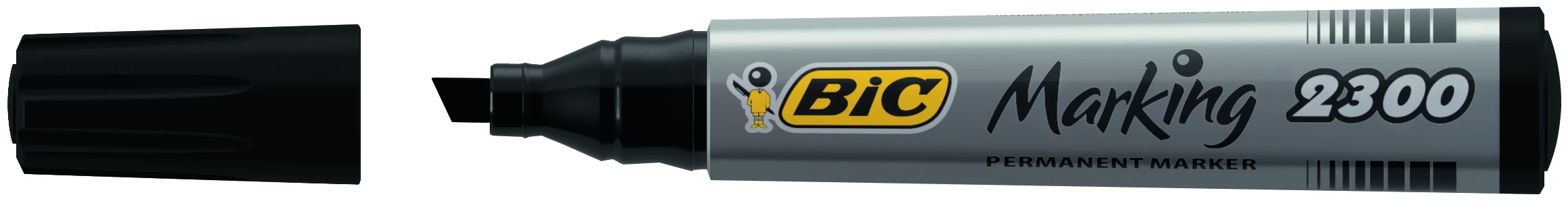 Marqueur permanent marking 2300- Pointe biseautée 3 à 5 mm- Noir