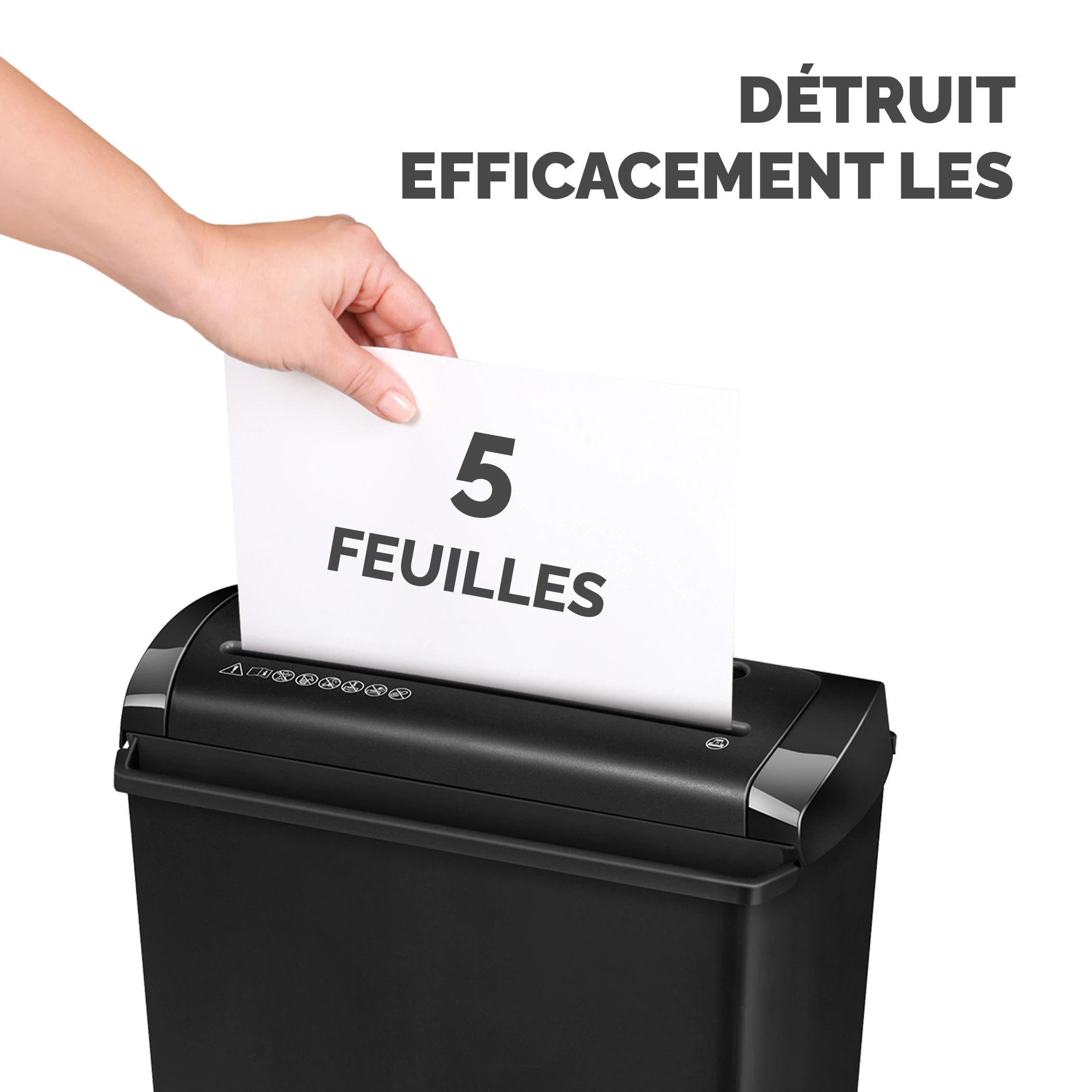 DESTRUCTEUR PERSONNEL P25S (5 Flls) FELLOWES