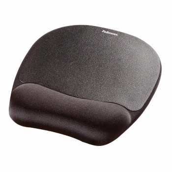 TAPIS DE SOURIS REPOSE POIGNET MÉMOIRE DE FORME - NOIR